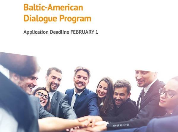 Kvietimas teikti paraiškas Baltijos-Amerikos Dialogo programos grantams