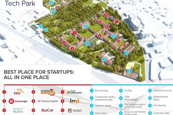Naujasis technologijų parkas Sapiegų parke taps pagrindiniu startuolių traukos centru