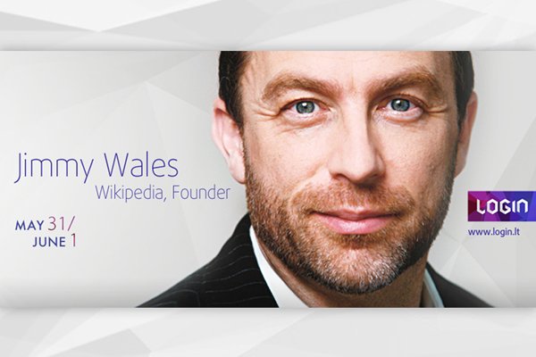 „Wikipedia“ įkūrėjas Jimmy Wales‘as atvyksta į LOGIN 2012!