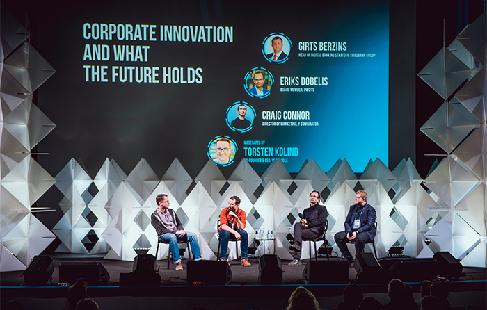 Technologijų konferencijoje „TechChill“ netilo kalbos apie korporacijų ir startuolių sinergiją