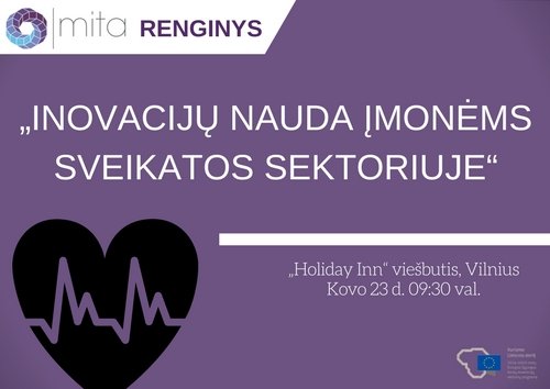 „Inovacijų nauda įmonei sveikatos sektoriuje“ Vilnius