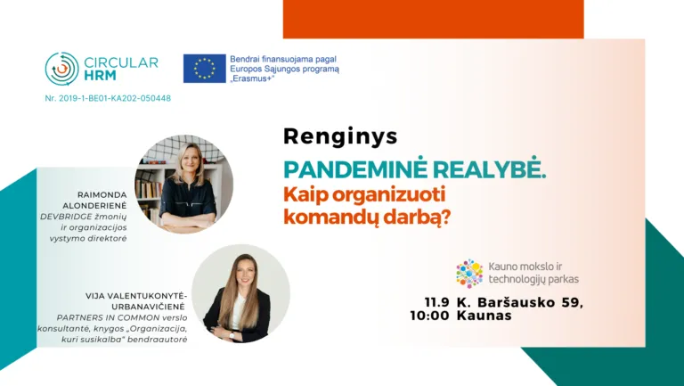 PANDEMINĖ REALYBĖ. Kaip organizuoti komandų darbą?