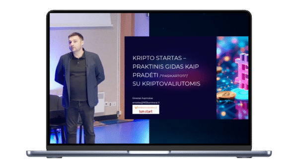 KRIPTO STARTAS – PRAKTINIS GIDAS KAIP PRADĖTI INVESTUOTI Į KRIPTOVALIUTAS