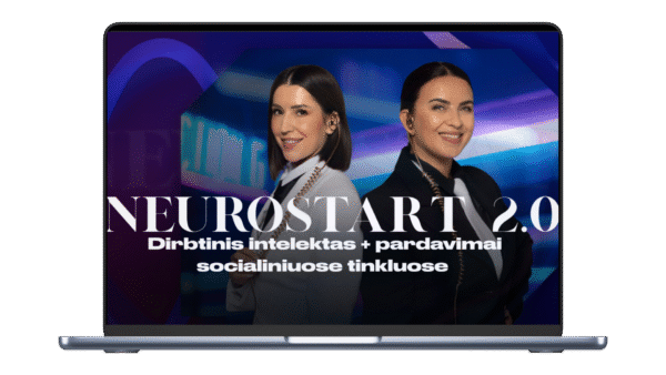 NEUROSTART 2.0 – DIRBTINIS INTELEKTAS IR PARDAVIMAI SOC. TINKLUOSE