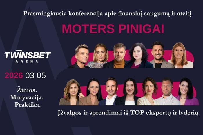 Konferencija MOTERS PINIGAI 2026