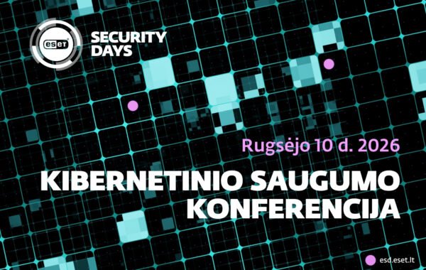 Kibernetinio saugumo konferencija – ESET Security Day